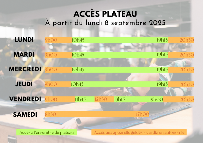 Acces plateau 2 coachs 25 26